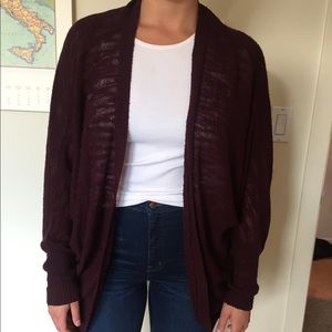 Maroon BP Cardigan